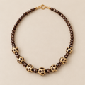 Collar de cuentas de leopardo