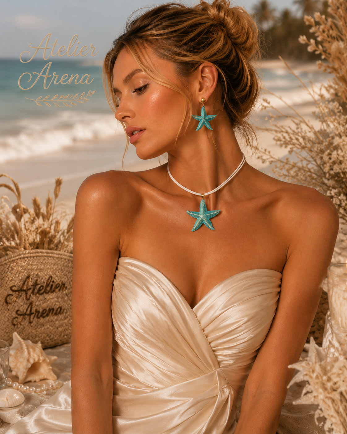 Ocean Star Sieradenset – Ketting & Oorbelle