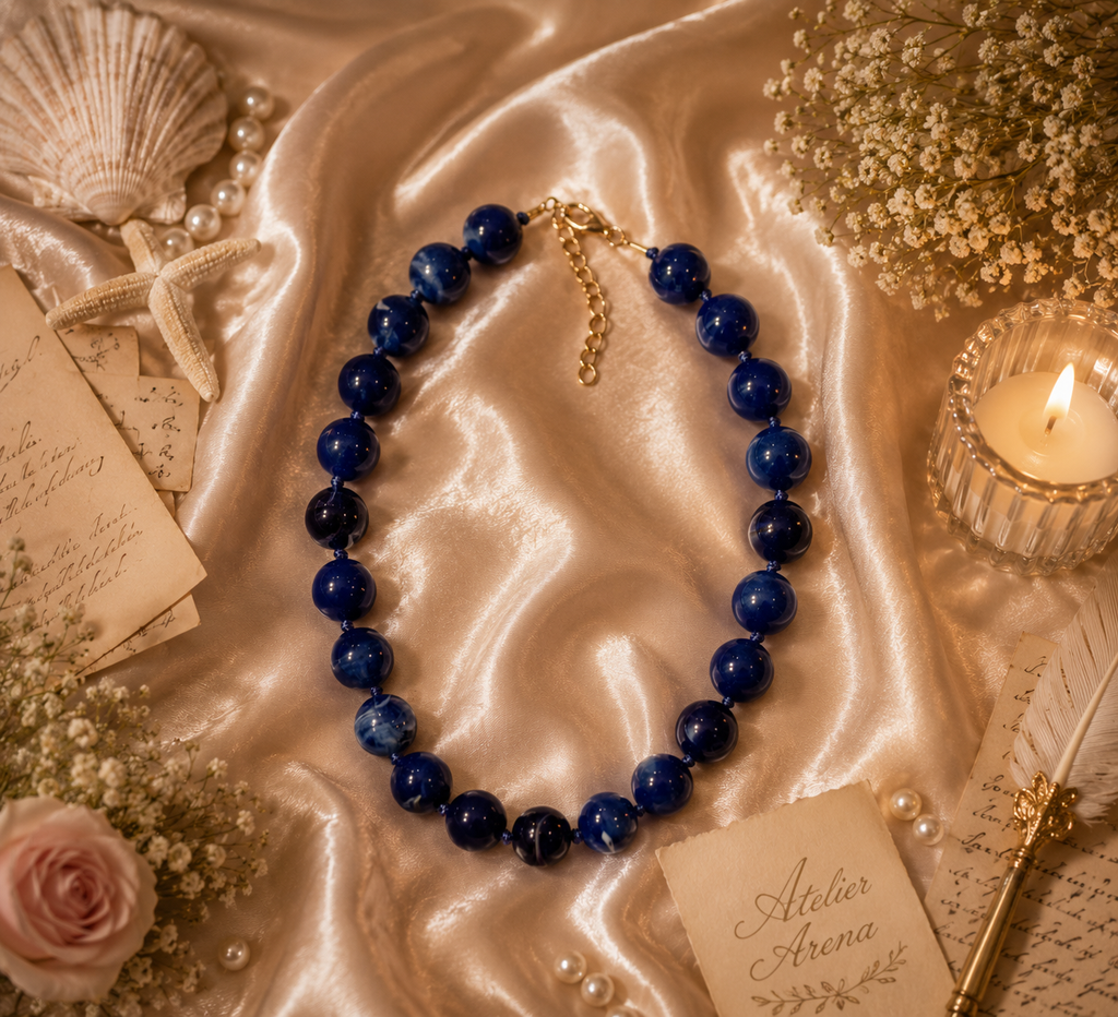 💙 Royal Sapphire Statement Ketting