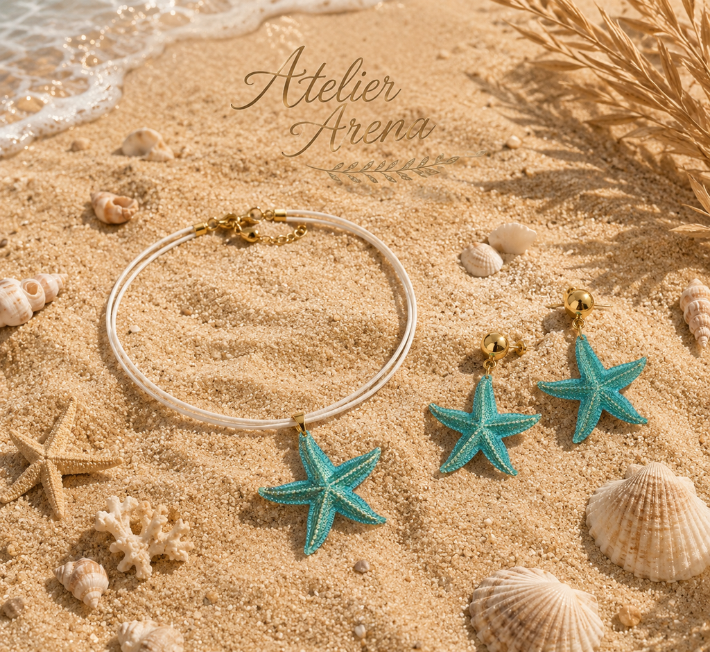 Ocean Star Sieradenset – Ketting & Oorbelle