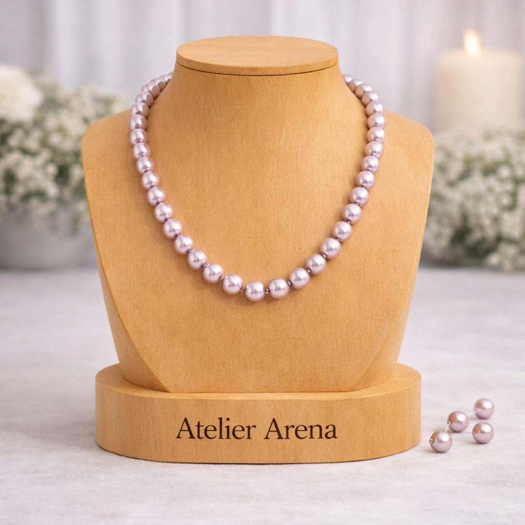 Roze Zoetwaterparel Ketting