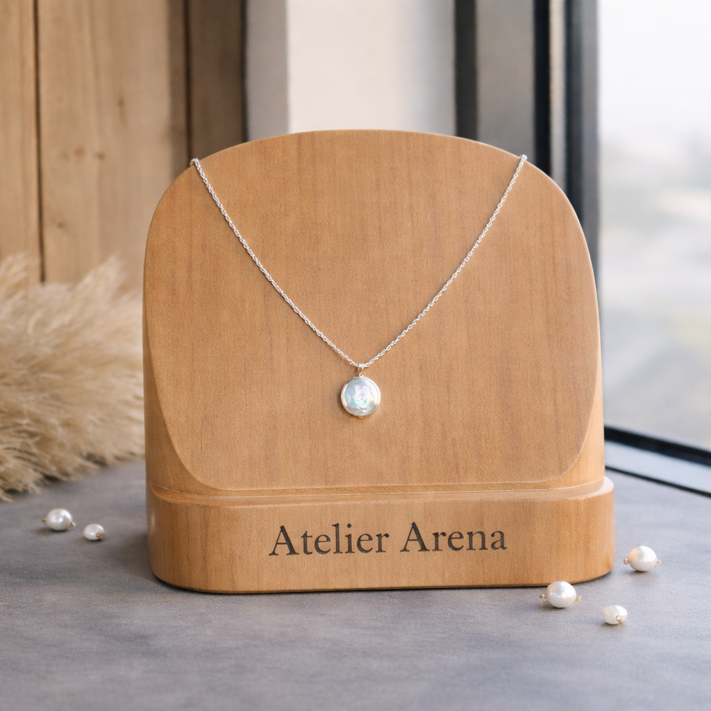 Ketting met Zoetwaterparel Hanger