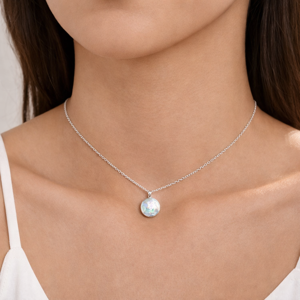 Ketting met Zoetwaterparel Hanger