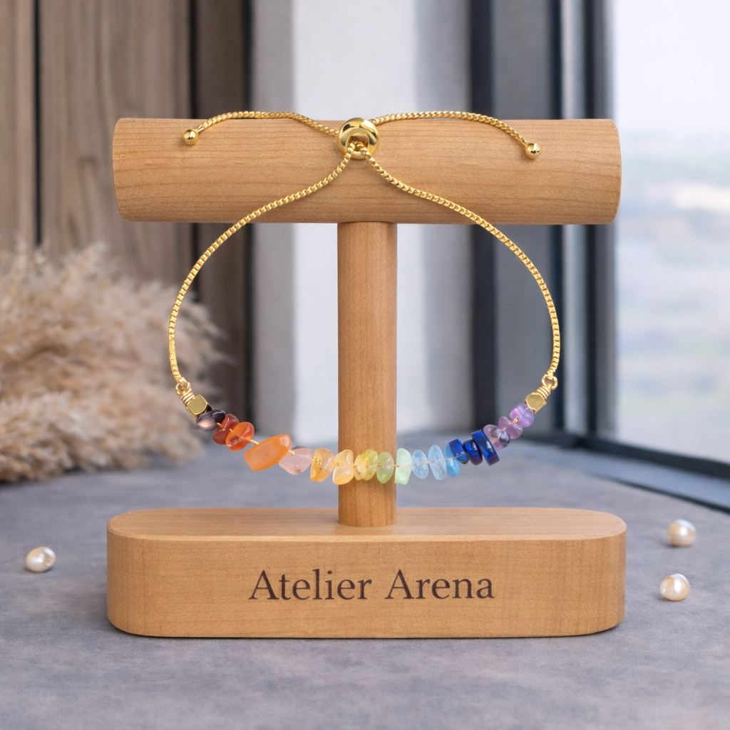 Chakra Armband met Regenboog Edelstenen