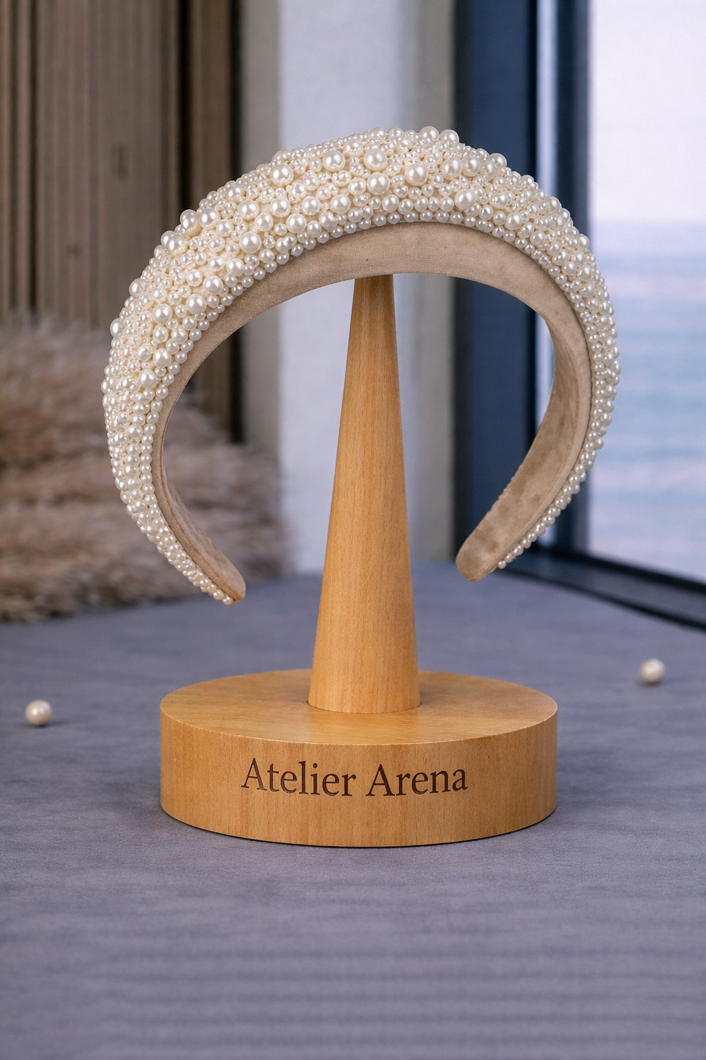 Luxury Pearl Headband - Fully Covered Design