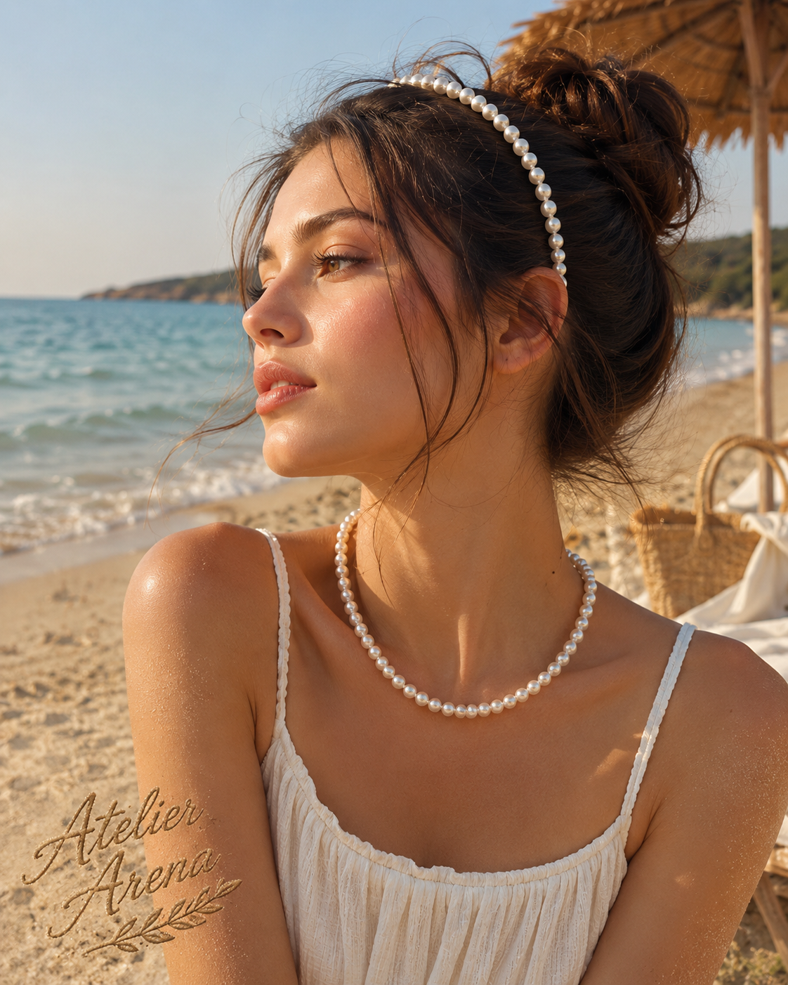 Classic Pearl Choker Ketting