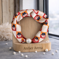 Sjaaltje met Bloemen - Oranje & Rood