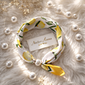 Lemon Pattern Scarf