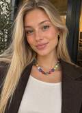 Handgemaakte Murano Glazen Ketting – Kleurrijke Statement Ketting