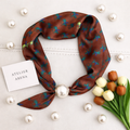 Paardenprint sjaal met parel