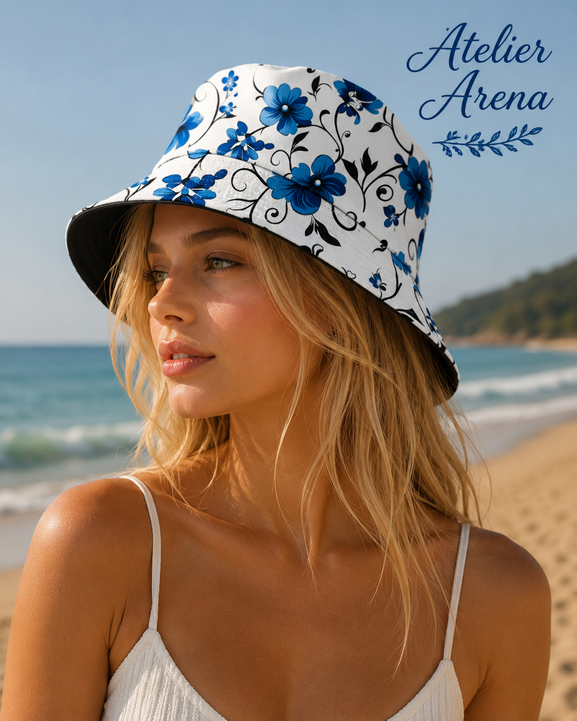 Blauwe Bloemen Zomerhoed