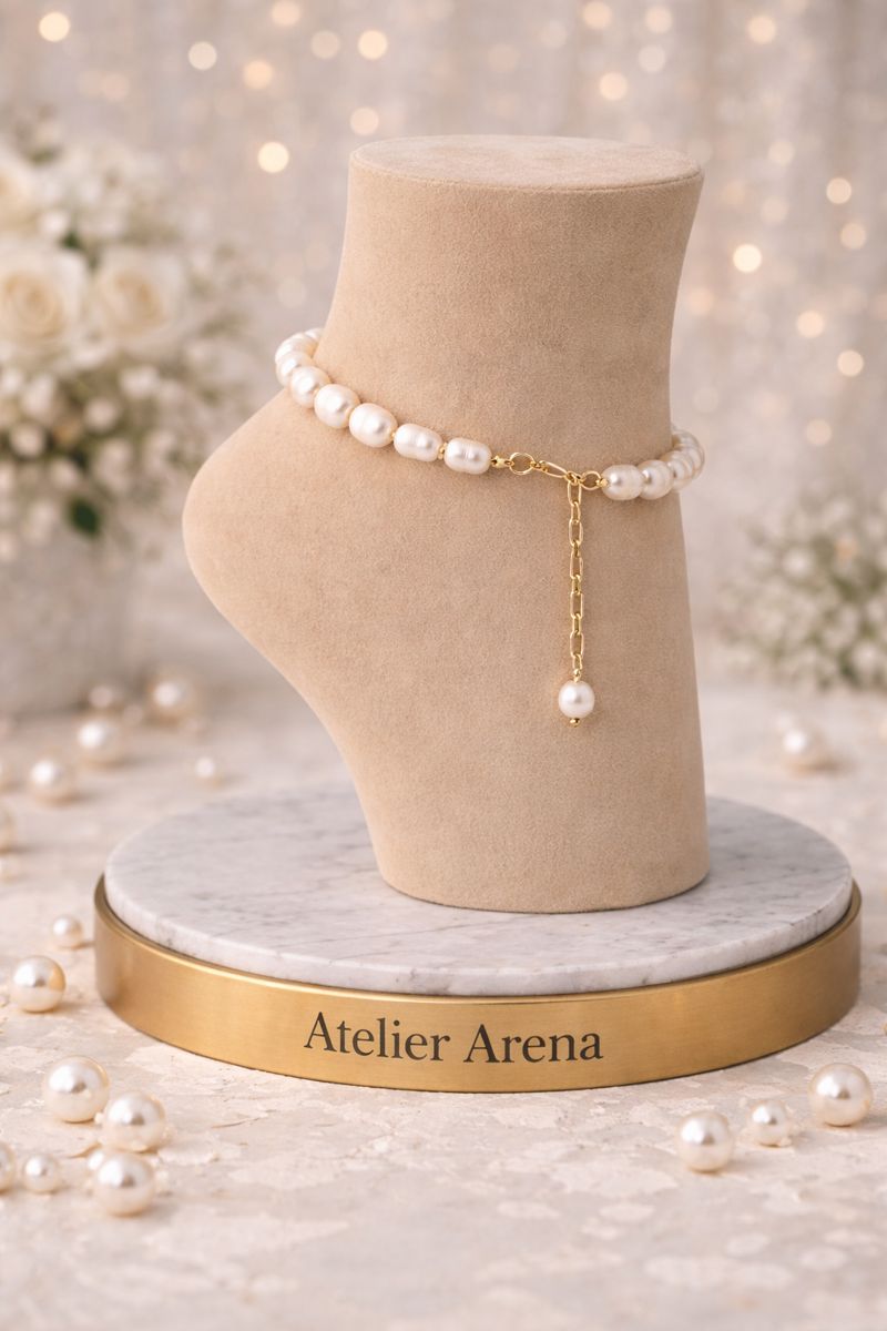 Parel Druppel Enkelband